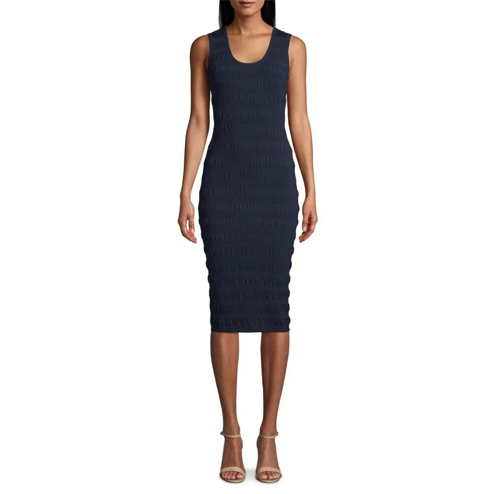 Nicole Miller Navy Sleeveless Dress